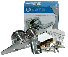 Door handle lock set